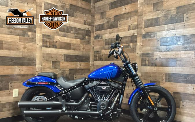 2024 Harley-Davidson Street Bob 114 Blue Burst FXBBS