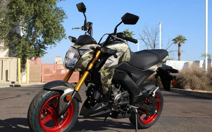 2026 Kawasaki Z125 PRO Cypher Camo Beige