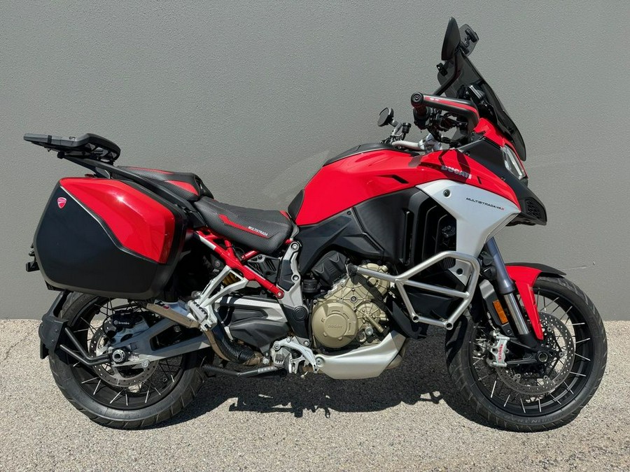 2021 Ducati Multistrada V4S Ducati Red / Spoked Wheels