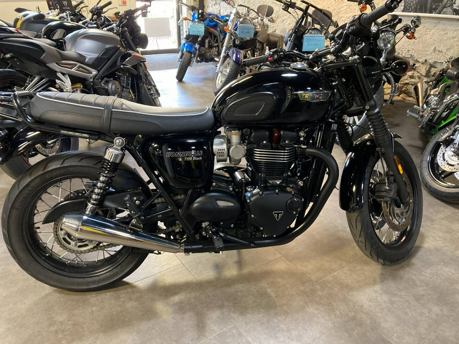 2018 triumph t120 black