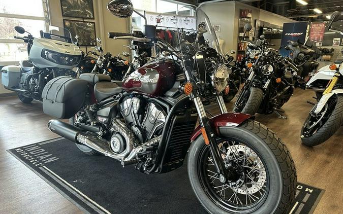 2025 Indian Super Scout Maroon Metallic With Graphics