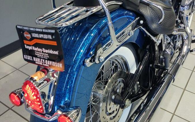 2015 Harley-Davidson® Softail® Deluxe Hard Candy Cancun Blue Flake