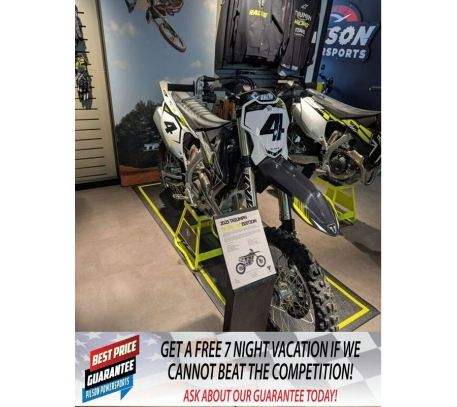 2025 Triumph TF 450-RC Edition