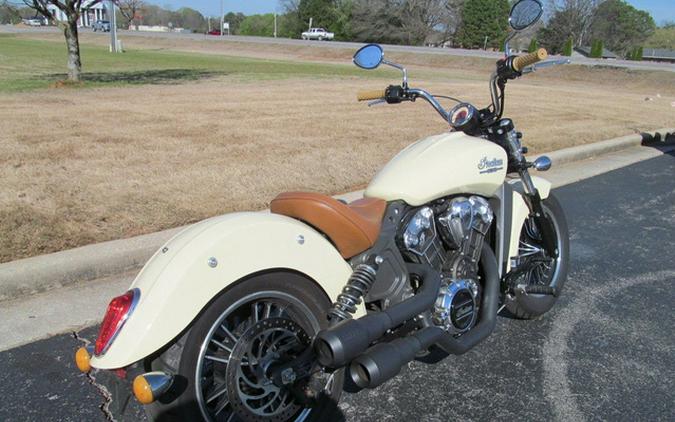 2017 Indian Scout Ivory Cream
