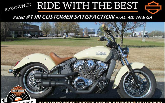 2017 Indian Scout Ivory Cream