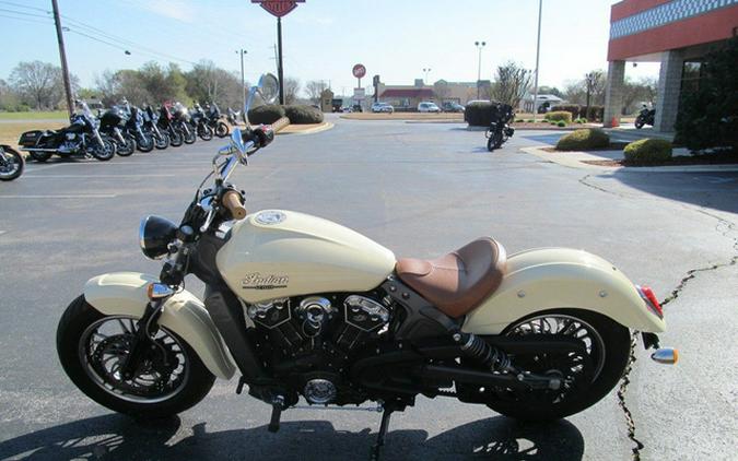 2017 Indian Scout Ivory Cream
