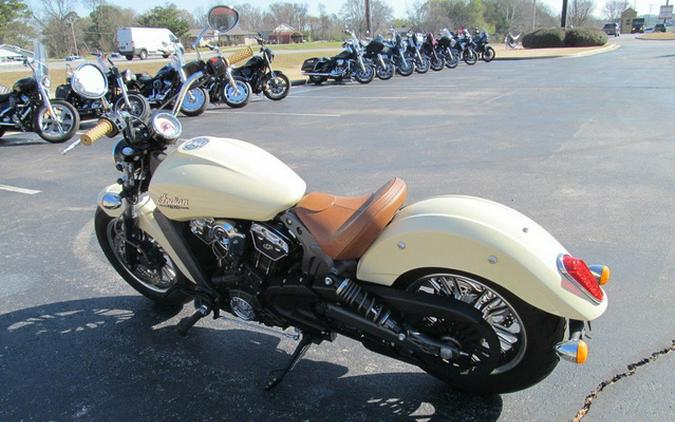 2017 Indian Scout Ivory Cream