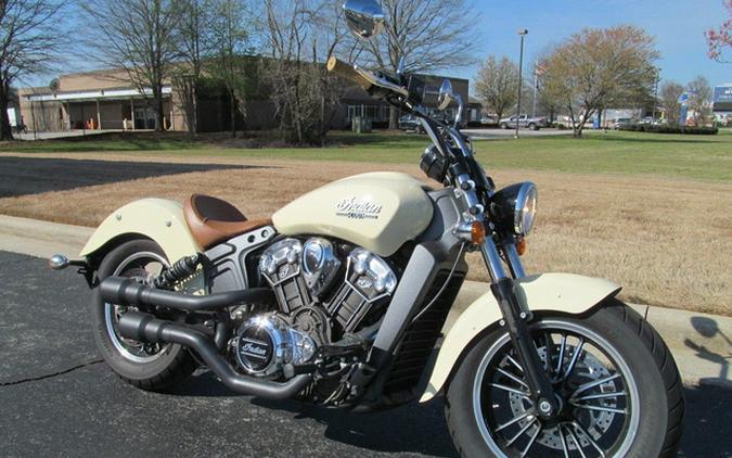 2017 Indian Scout Ivory Cream