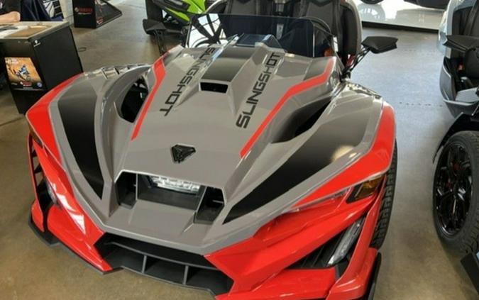 2026 Polaris Slingshot R AutoDrive Radiant Gray with Indy Red Pearl