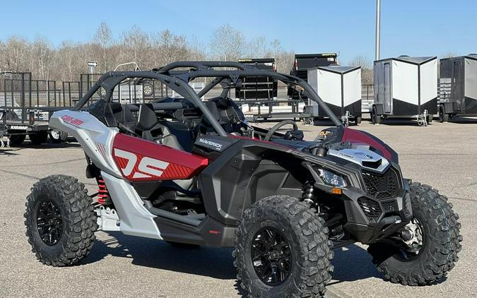 2024 Can-Am® Maverick X3 DS Turbo Fiery Red & Hyper Silver