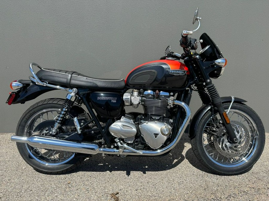 2020 Triumph Bonneville T120 Storm Grey/Baja Orange