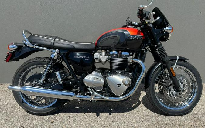 2020 Triumph Bonneville T120 Storm Grey/Baja Orange