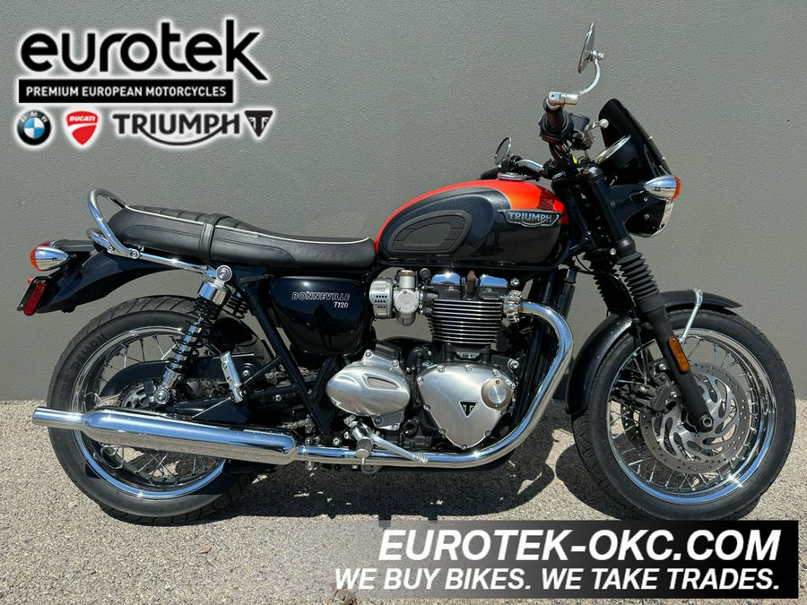 2020 Triumph Bonneville T120 Storm Grey/Baja Orange