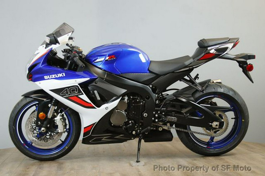 2026 Suzuki GSX-R600Z 40th Anniversary Edition