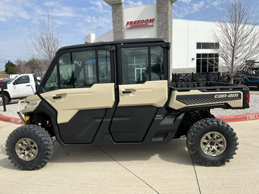 2023 Can-Am® Defender MAX Limited HD10 Desert Tan & Timeless Black