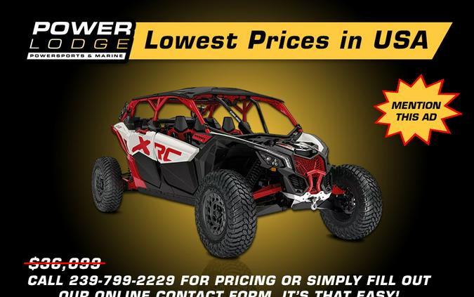 2024 Can-Am Maverick X3 Max X RC Turbo RR White & Red