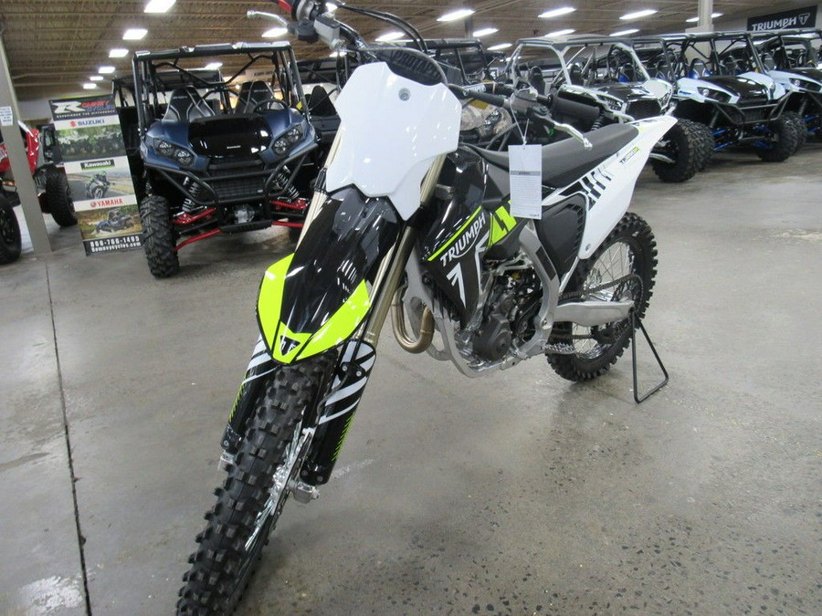 2024 Triumph TF 250-X Racing/Yellow/Black/White