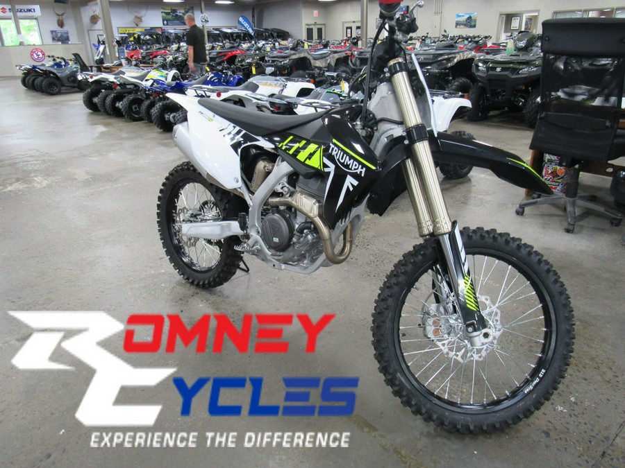 2024 Triumph TF 250-X Racing/Yellow/Black/White