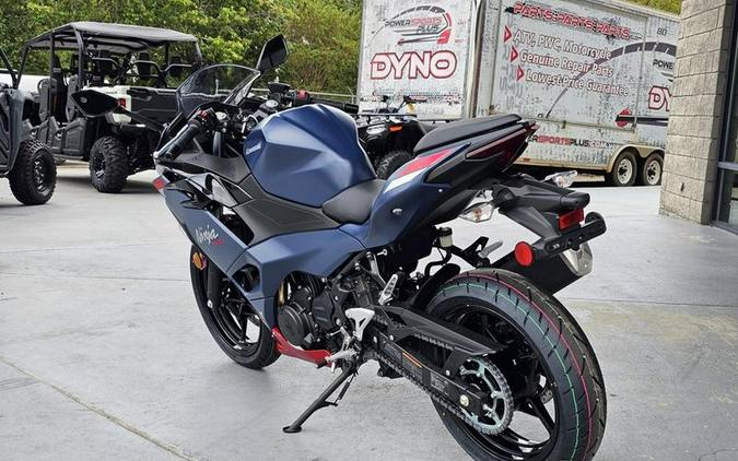 2026 Kawasaki Ninja® 500 ABS Metallic Matte Twilight Blue