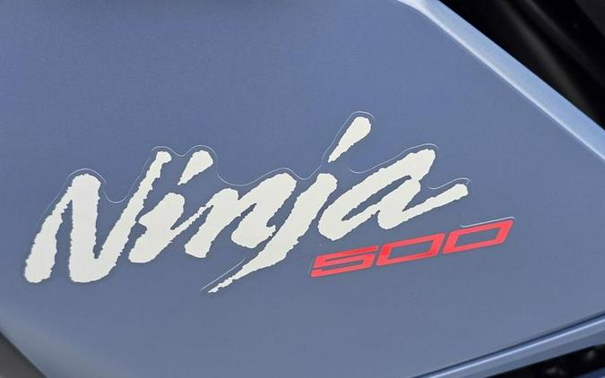 2026 Kawasaki Ninja® 500 ABS Metallic Matte Twilight Blue