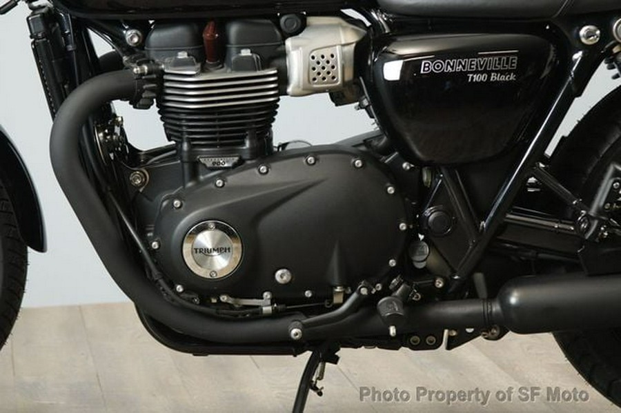 2018 Triumph Bonneville T100 BLACK