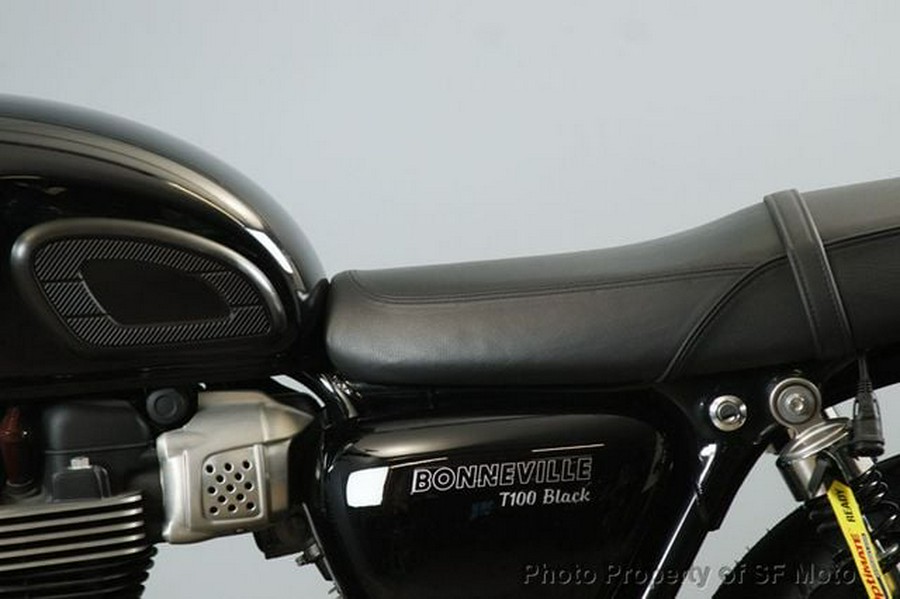 2018 Triumph Bonneville T100 BLACK