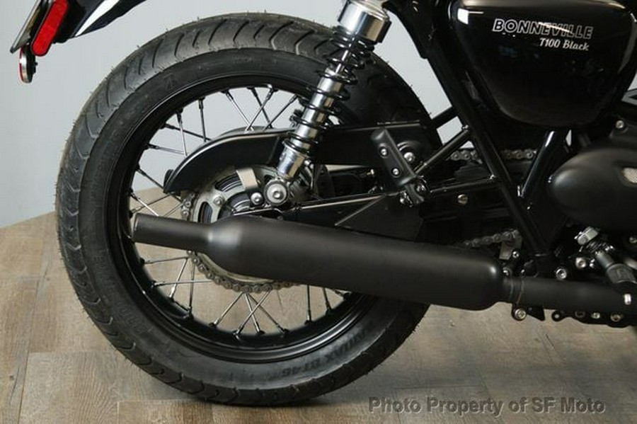 2018 Triumph Bonneville T100 BLACK