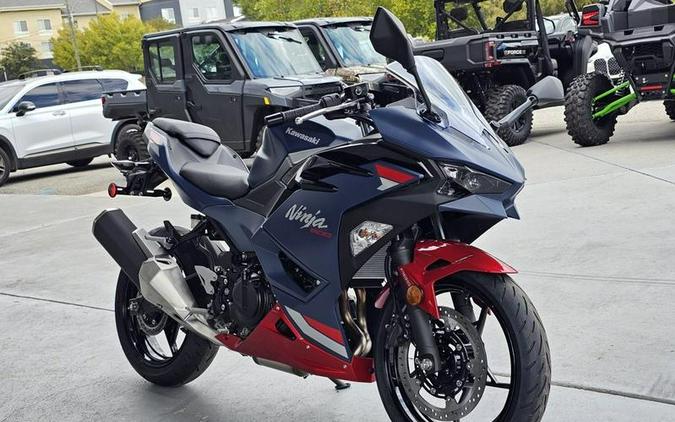 2026 Kawasaki Ninja® 500 ABS Metallic Matte Twilight Blue