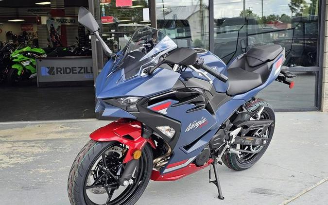 2026 Kawasaki Ninja® 500 ABS Metallic Matte Twilight Blue