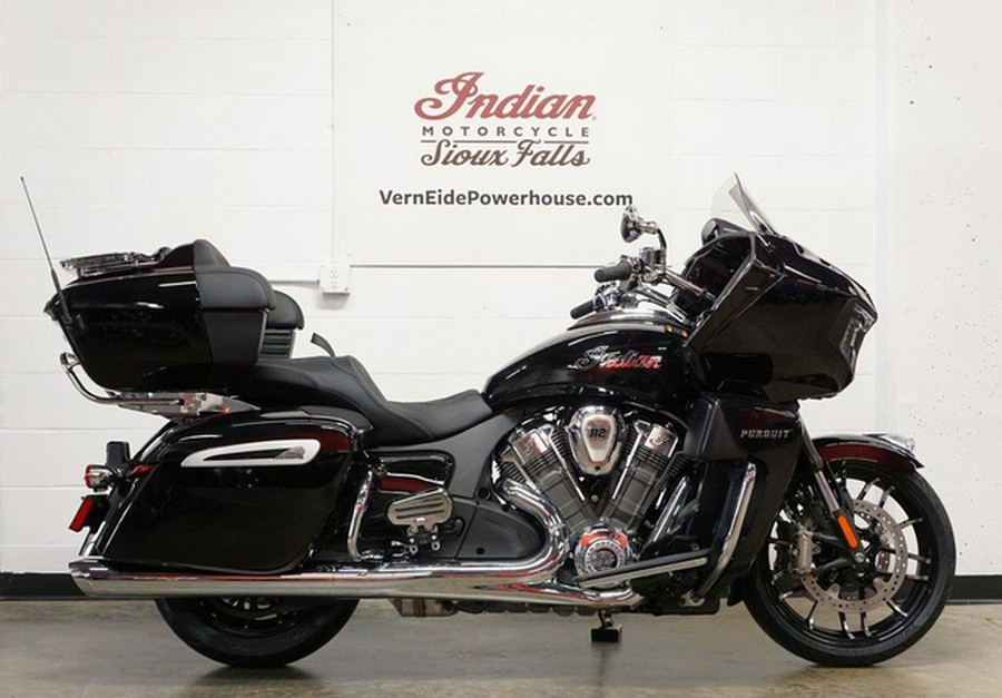 2026 Indian Pursuit Limited 112 W/Powerband Audio Sunset Red