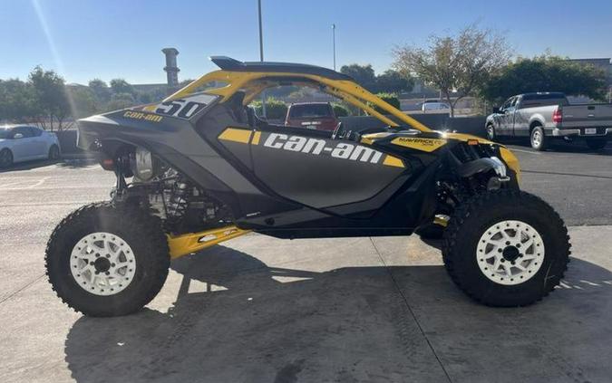 2024 Can-Am® Maverick R X RS with Smart-Shox Carbon Black & Neo Yellow