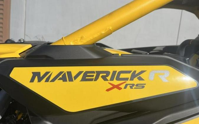 2024 Can-Am® Maverick R X RS with Smart-Shox Carbon Black & Neo Yellow