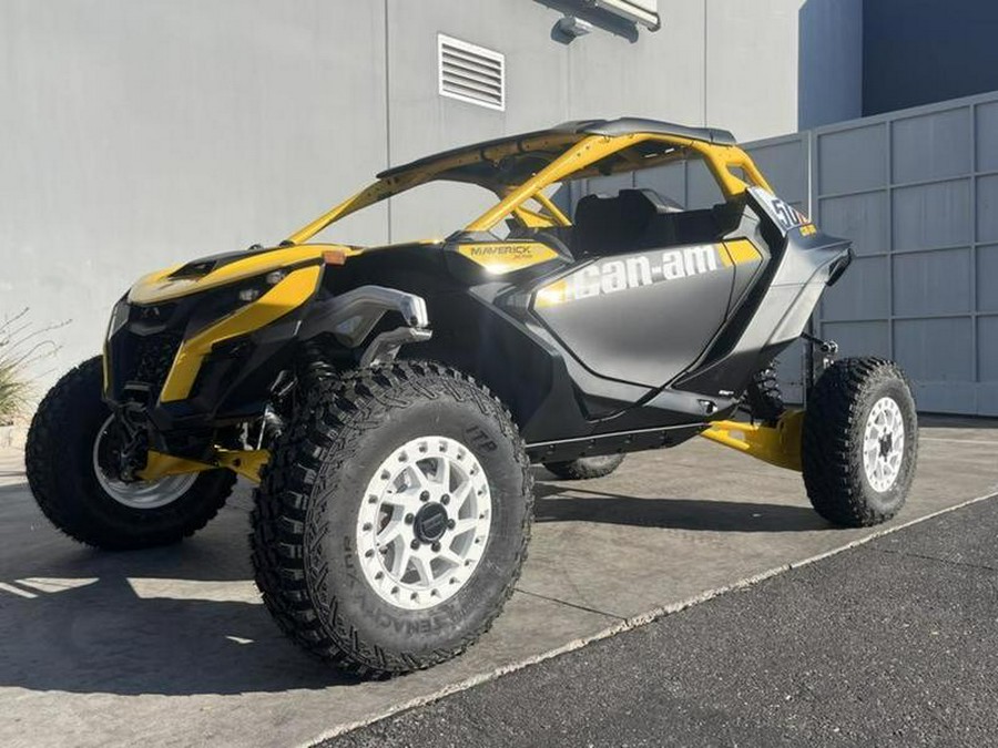 2024 Can-Am® Maverick R X RS with Smart-Shox Carbon Black & Neo Yellow