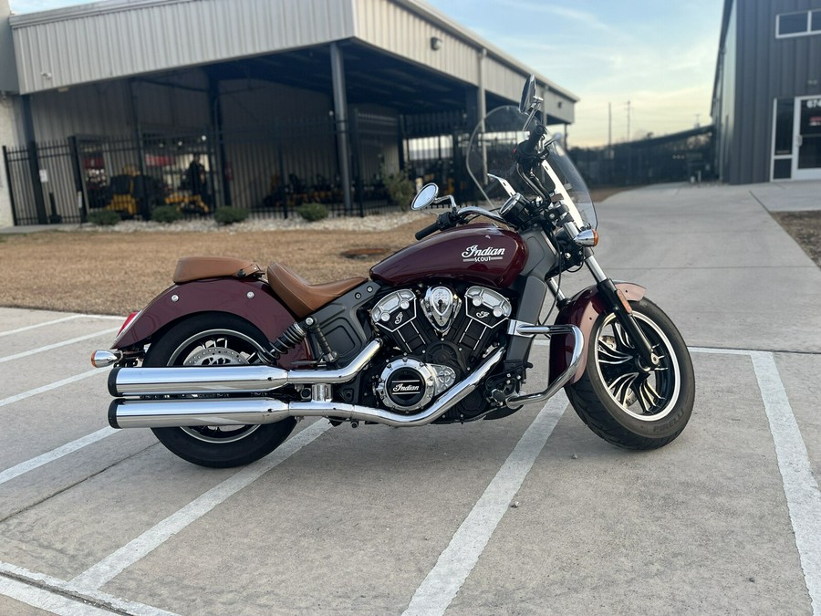 2018 INDIAN INDIAN SCOUT BURGUNDY METALLIC - 3133202