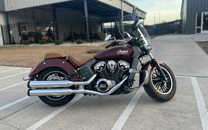 2018 INDIAN INDIAN SCOUT BURGUNDY METALLIC - 3133202