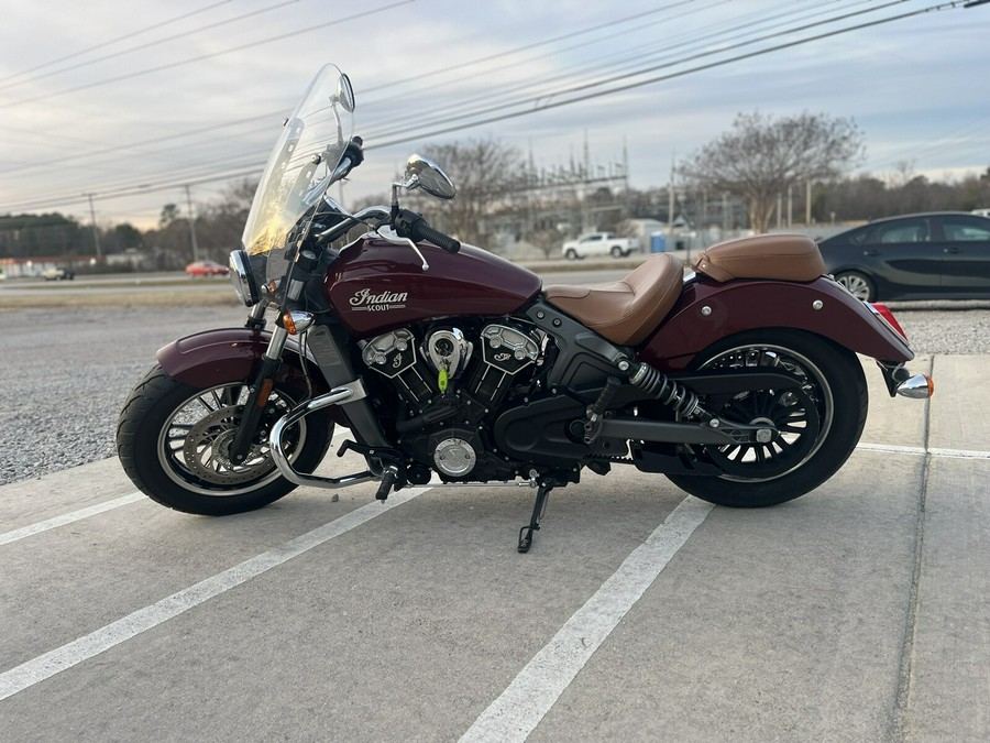 2018 INDIAN INDIAN SCOUT BURGUNDY METALLIC - 3133202