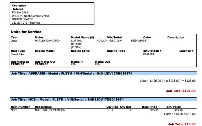 2013 HARLEY DAVIDSON SOFTAIL DELUXE - B019874