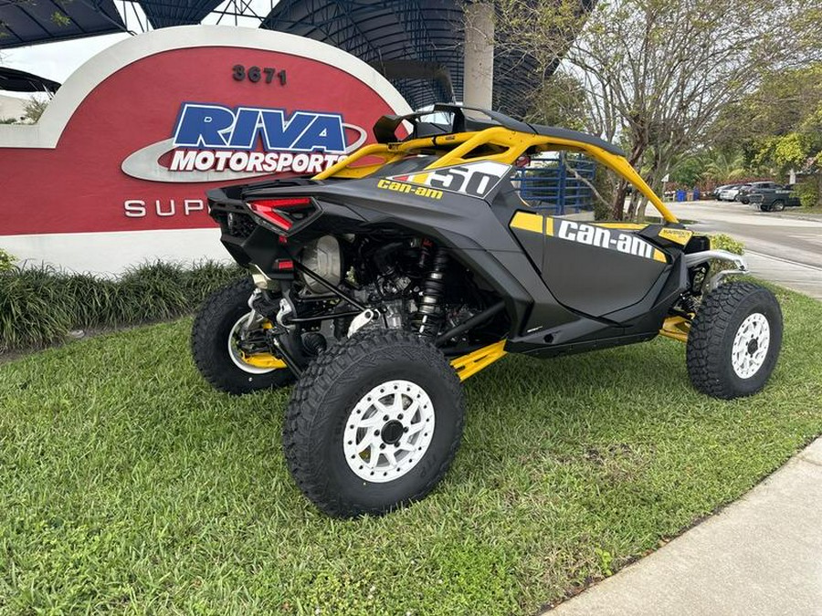 2024 Can-Am® Maverick R X RS with Smart-Shox Carbon Black & Neo Yellow