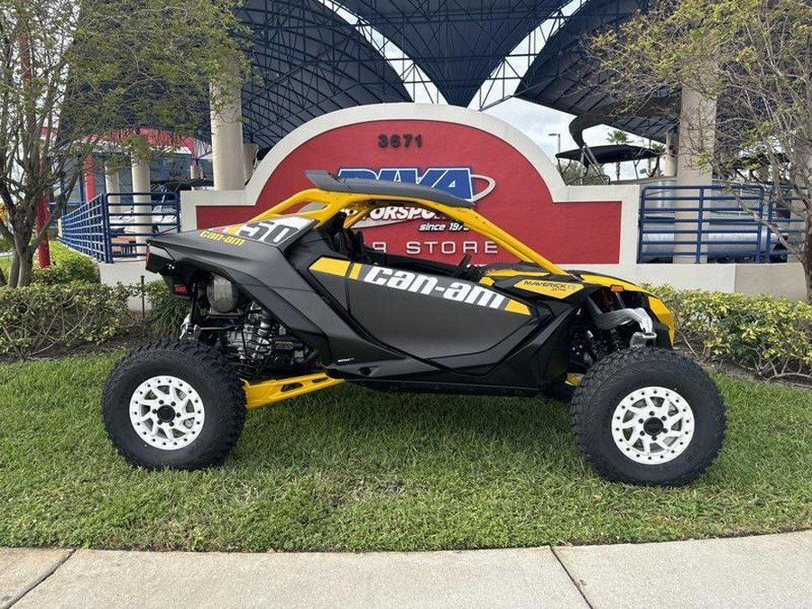 2024 Can-Am® Maverick R X RS with Smart-Shox Carbon Black & Neo Yellow