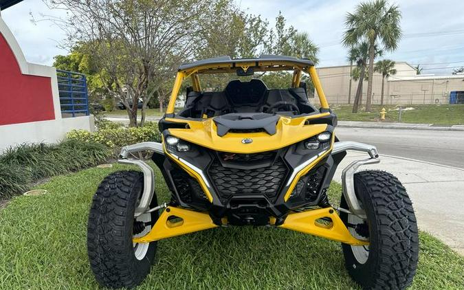 2024 Can-Am® Maverick R X RS with Smart-Shox Carbon Black & Neo Yellow