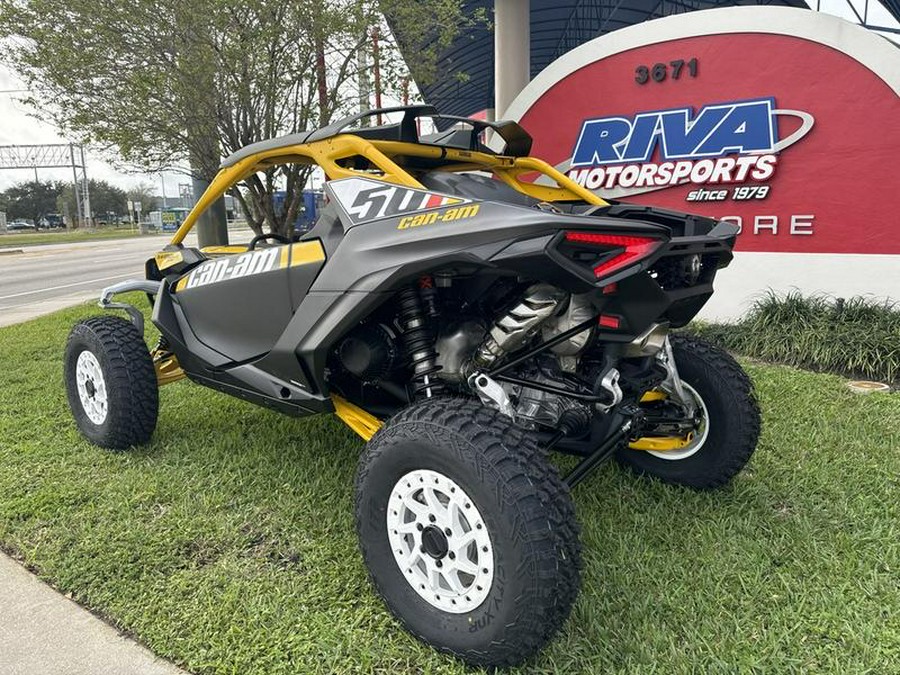 2024 Can-Am® Maverick R X RS with Smart-Shox Carbon Black & Neo Yellow