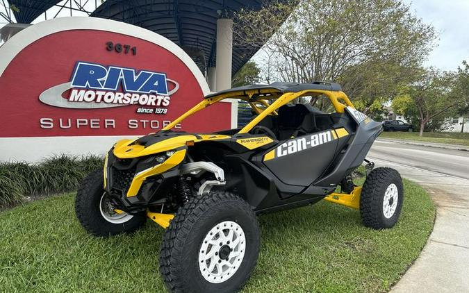 2024 Can-Am® Maverick R X RS with Smart-Shox Carbon Black & Neo Yellow