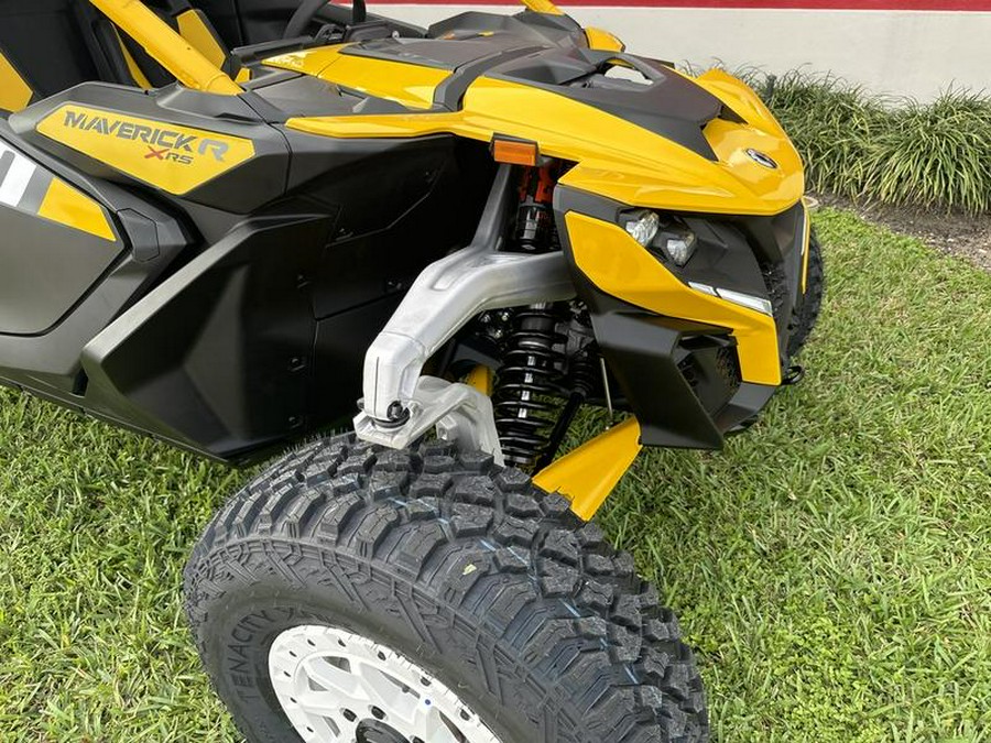 2024 Can-Am® Maverick R X RS with Smart-Shox Carbon Black & Neo Yellow