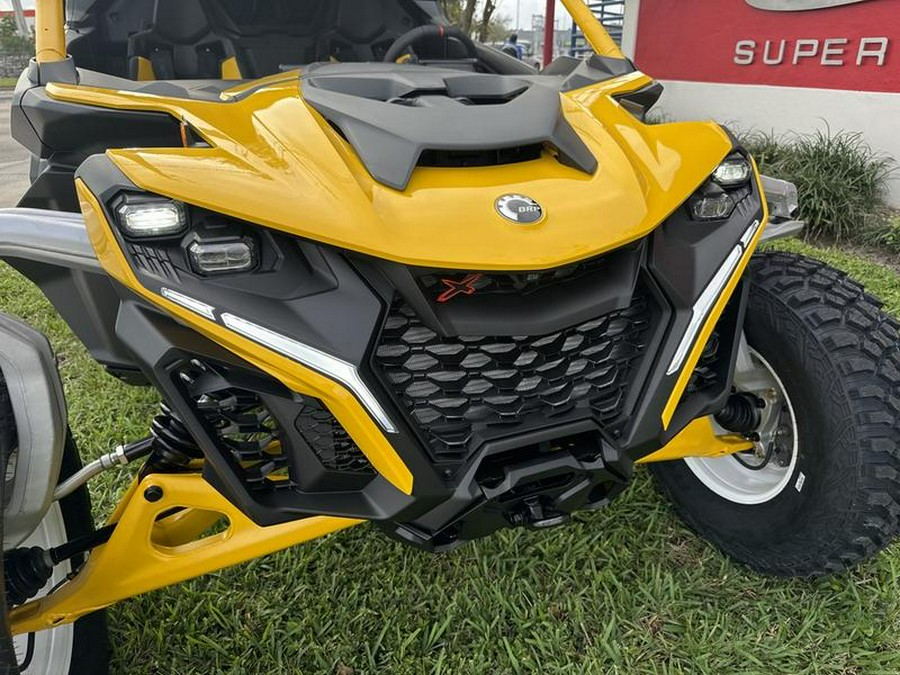 2024 Can-Am® Maverick R X RS with Smart-Shox Carbon Black & Neo Yellow