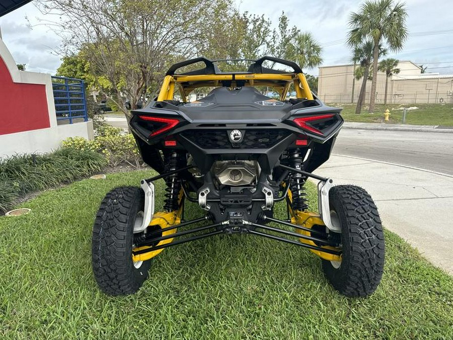 2024 Can-Am® Maverick R X RS with Smart-Shox Carbon Black & Neo Yellow