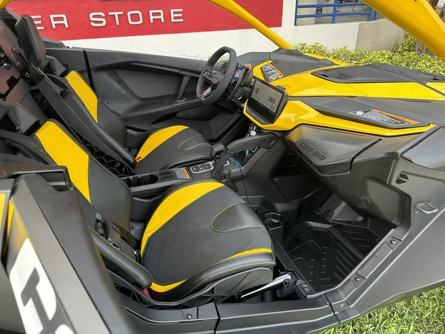 2024 Can-Am® Maverick R X RS with Smart-Shox Carbon Black & Neo Yellow