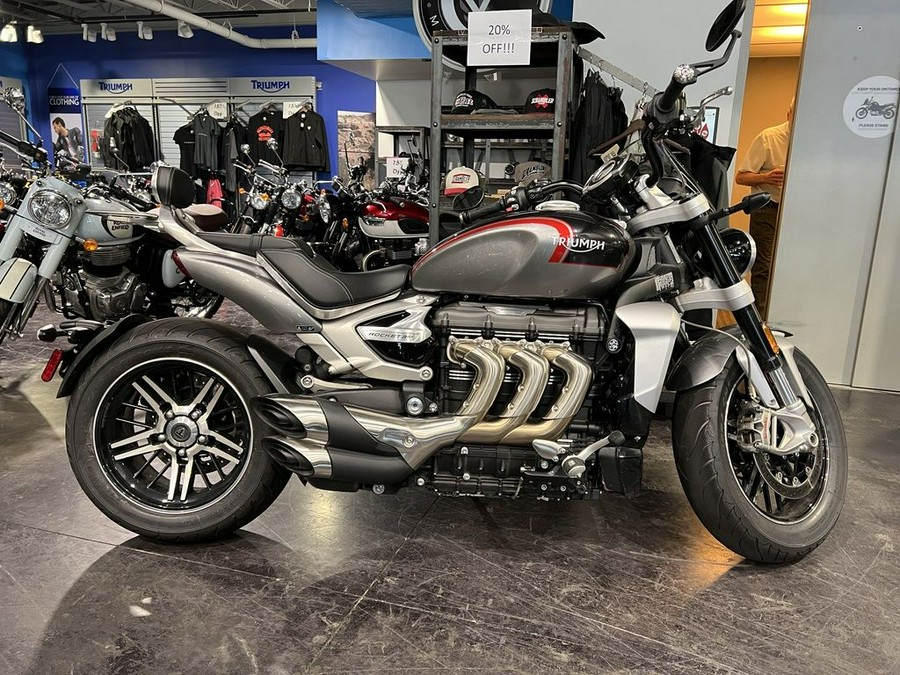 2022 Triumph Rocket 3 GT Silver Ice & Storm Grey