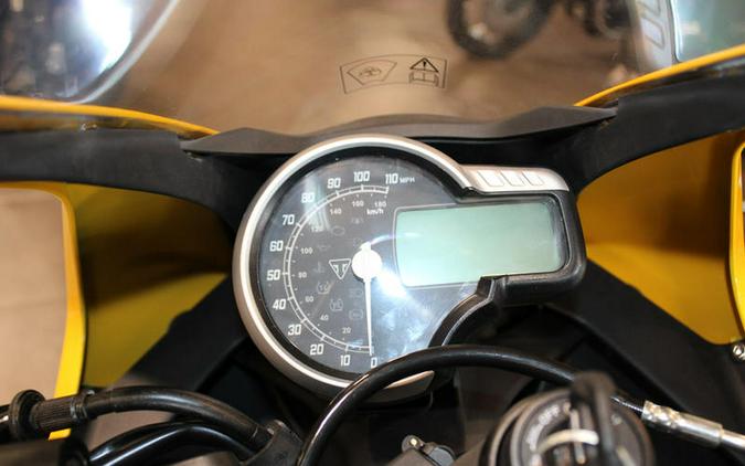 2026 Triumph Thruxton 400 Metallic Racing Yellow / Aluminium Silver