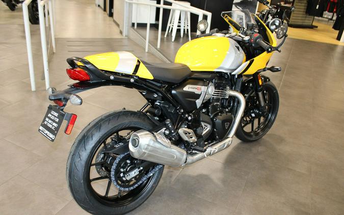 2026 Triumph Thruxton 400 Metallic Racing Yellow / Aluminium Silver