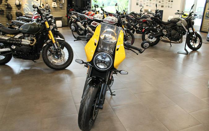 2026 Triumph Thruxton 400 Metallic Racing Yellow / Aluminium Silver